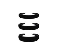 Cerchietto Capelli Donna,3 Pezzi Cerchietto Velluto Nero Fascia per Capelli Donna Semplice per Ragazze Larghi Medi e Sottili da Donna alla Moda per Donne e Ragazze