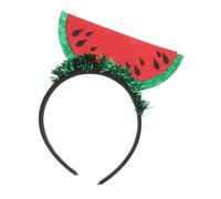 Cerchietto Chioma Donna Cocomero Rosso, Glitter Feltro, Vacanze Estive