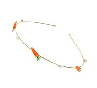 Cerchietto Ciliegia Elegante in Lega con Decorazioni per Ragazze | Accessori Delicati per Matrimoni e Servizi Fotografici, Tiene i Chioma Lontani dagli Occhi, per Frangia e Chioma Lunghi