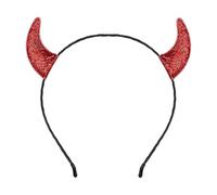 Cerchietto con corna da diavolo, per Halloween, corna di toro | Accessorio per capelli di Halloween, cerchietto con corna, costume da diavolo per carnevale