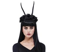 Cerchietto Con Corna Di Demone Deluxe Per Donne Accessorio Di Halloween