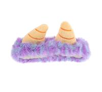 Cerchietto Con Corno Di Peluche Regolabile Per Feste Costumi Trucco Accessori Di Moda