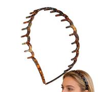 Cerchietto con Denti - Cerchietti a Forma di U per Donna,Cerchietti alla Stili Attuali,per Lavoro Scuola Casa Viaggio Matrimonio Vacanza Spiaggia Corsa