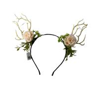 Cerchietto con fiori di corna illuminati a LED per mercati notturni,