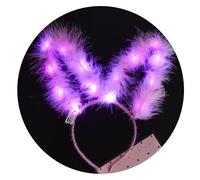 Cerchietto con orecchie a LED che si illuminano con orecchie, fasce per capelli, accessori per capelli, decorazioni per feste