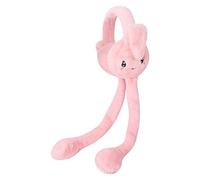 Cerchietto Con Orecchie Da Coniglio Morbide e Orecchie Che Si Muovono Fascia Capelli in Peluche Rosa e Bianco Per Costume Carnevale Feste Natale e Cosplay Accessorio Testa Unico