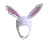 Cerchietto con orecchie da coniglio, regolabile, in peluche, per Pasqua, cosplay, feste in maschera, feste, feste, spettacoli teatrali, compleanni, inverno, Capodanno, carnevale