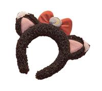 Cerchietto con orecchie di animali, stile punk, in metallo, con campane e orecchie di gatto, per ragazze e giovani adulti