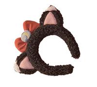 Cerchietto con orecchie di animali, stile punk, in metallo, con campane e orecchie di gatto, per ragazze e giovani adulti