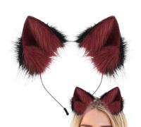 Cerchietto con orecchie di gatto e, fatto a mano, con orecchie di gatto e orecchie di, copricapo unisex per donne, ragazze, adolescenti, studenti, giovani, feste, festival, adulti, costume