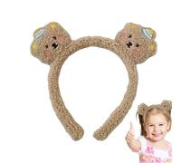 Cerchietto con orecchie d'orso,Cerchietto di bellezza - Cerchio morbido per trucco, decorativi per capelli, copricapo divertente per ragazze adolescenti per lavare il viso