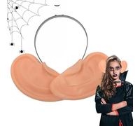 Cerchietto con orecchie grandi, orecchie comiche, realistica e confortevole fascia per spettacoli teatrali, giochi scolastici a tema Halloween, servizio fotografico per cosplay