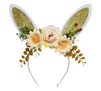 Cerchietto Coniglio Di Pasqua | Decorazione Animata Con Glitter Per Costume | Fascia per Bambini Coniglietto come Dettaglio per Festa - Per Cosplay Fotomatona Compleanno Trucco Festa di Natale