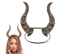 Cerchietto Corna Animale in Silicone, Halloween Demone Atmosfera | Stile Unico e Grazioso, Accessorio per Compleanno e Cosplay, Effetto Nascosto, Decorazione Divertente