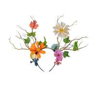 Cerchietto Corna di Cervo per Feste a Tema, Accessorio Chioma | Plastica e Tessuto, Stile Cartone e Bosco, per Compleanni, Famiglie e Servizi Fotografici