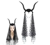 Cerchietto Corna Pecora Halloween Copricapo Cosplay Spaventoso Oscuro
