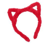 Cerchietto creativo leopardo con orecchie di gattino pelose in morbido peluche per donne uomini adolescenti cerchietto per capelli