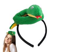 Cerchietto da donna alla moda, accessori per capelli a forma di serpente, alla moda, con testa di serpente e fascia per capelli a forma di animale, accessori per capelli da donna e uomo