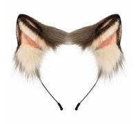 Cerchietto da Gatta Morbido Accessorio, Orecchie Da Gatto In Stile Siamese, Design Originale, Accessorio Per Cosplay