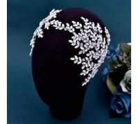 Cerchietto da sposa con strass, accessorio per capelli da sposa, accessorio per capelli da donna, per damigella d'onore, tiara da sposa, Hp500