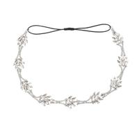 Cerchietto da Sposa Elasticizzato in Lega con Cristalli per Donne | Accessori Nuziali Delicati ed Eleganti, per Festa e Testimone, Stile Unico e Distintivo