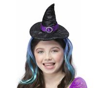 Cerchietto Da Strega Glitterato Con Accessorio Per Capelli