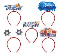 Cerchietto Decorativo da Festa 5 Pezzi in Feltro Plastico, Lettera | Passover e Party, Accessorio Selfie, Stile Lettere, Set da Cinque Pezzi
