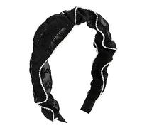 Cerchietto Donna Fascia for capelli in rete con ornamento for capelli pressato a bordo largo