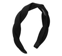 Cerchietto Donna La fascia for capelli esterna vintage aumenta l'altezza dei capelli superiori del cranio(Schwarz)