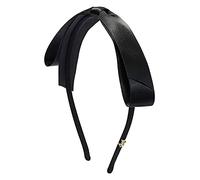 Cerchietto Donna Senso dei capelli della ragazza della fascia for capelli con doppio fiocco francese(Schwarz)