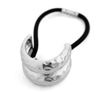 Cerchietto elastico for capelli liscio in metallo con passante for capelli da donna, forcine for capelli, copricapo, gioielli di moda vintage, accessori for capelli(Silver 2pcs,Style3)
