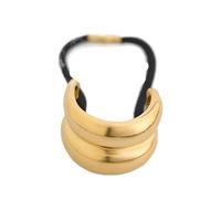 Cerchietto elastico for capelli liscio in metallo con passante for capelli da donna, forcine for capelli, copricapo, gioielli di moda vintage, accessori for capelli(Gold 2pcs,Style2)