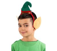 Cerchietto elfo con orecchie in tessuto