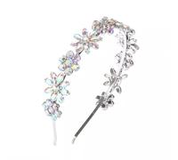 Cerchietto Fascia Per Capelli Archetto Elegante Strass Argento Bohoo 23434