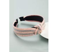Cerchietto fascia per capelli archetto rosa nero nodo hippie style boho 61047