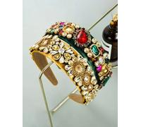 Cerchietto fascia per capelli elegante strass antiscivolo archetto donna X029