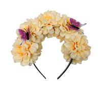 Cerchietto floreale delicato stile etnico ragazza donna donna la fascia foto fascia matrimonio festa sposa fiore realistico fascia potere