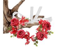 Cerchietto floreale - Fascia Realistica Per Ragazza - Corone di fiori per donne e ragazze | Compleanno Comunione Vacanze Festival Evento Celebrazione Fotografia e Decorazioni