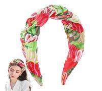 Cerchietto floreale vintage fasce larghe per le donne | Fasce larghe con stampa floreale - Accessori per acconciatura dei capelli eleganti fasce in tessuto satinato per appuntamenti, balli concerti,