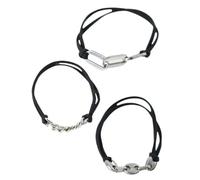 Cerchietto for capelli da 3 pezzi con metallo dorato, perfetto for il polso e tra i capelli(STYLE 3PC)