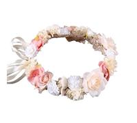 Cerchietto for capelli da sposa, gioielli for capelli da fata, ghirlanda di perle simulate, cerchietti con foglie di fiori, forcine for capelli, copricapi da sposa, ghirlanda(Style 16)