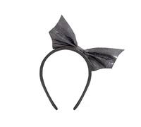 Cerchietto Halloween ali pipistrello nero