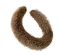 Cerchietto in peluche caldo da donna, fascia in visone sintetico invernale | fascia calda in peluche da donna, fascia e moderna per uso interno ed esterno, per lavare il viso, per Re