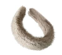 Cerchietto in peluche caldo da donna, fascia in visone sintetico invernale | fascia calda in peluche da donna, fascia e moderna per uso interno ed esterno, per lavare il viso, per Re