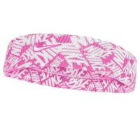 Cerchietto in spugna nike swoosh classic stampato rosa