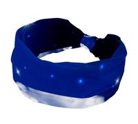 Cerchietto largo da donna, con sfondo blu cielo notturno con luna sopra le nuvole, fasce per capelli antiscivolo, fascia elastica alla moda per yoga, allenamento, tutti i giorni