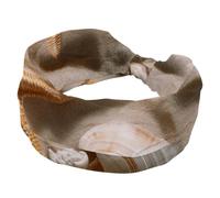 Cerchietto largo da donna, con stella marina, conchiglia, spiaggia, sabbia, fasce elastiche per capelli, antiscivolo, fascia larga alla moda per yoga, allenamento, tutti i giorni