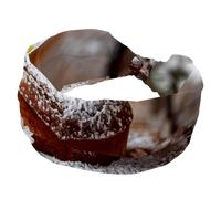 Cerchietto largo da donna, con torta di margherite su vecchio motivo in legno, fasce elastiche per capelli, antiscivolo, fascia larga alla moda per yoga, allenamento, tutti i giorni