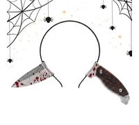 Cerchietto Mannaia Halloween Copricapo Horror Divertente E Insanguinato