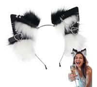 Cerchietto Orecchie da Gatto Halloween Copricapo Gotico Accessorio Per